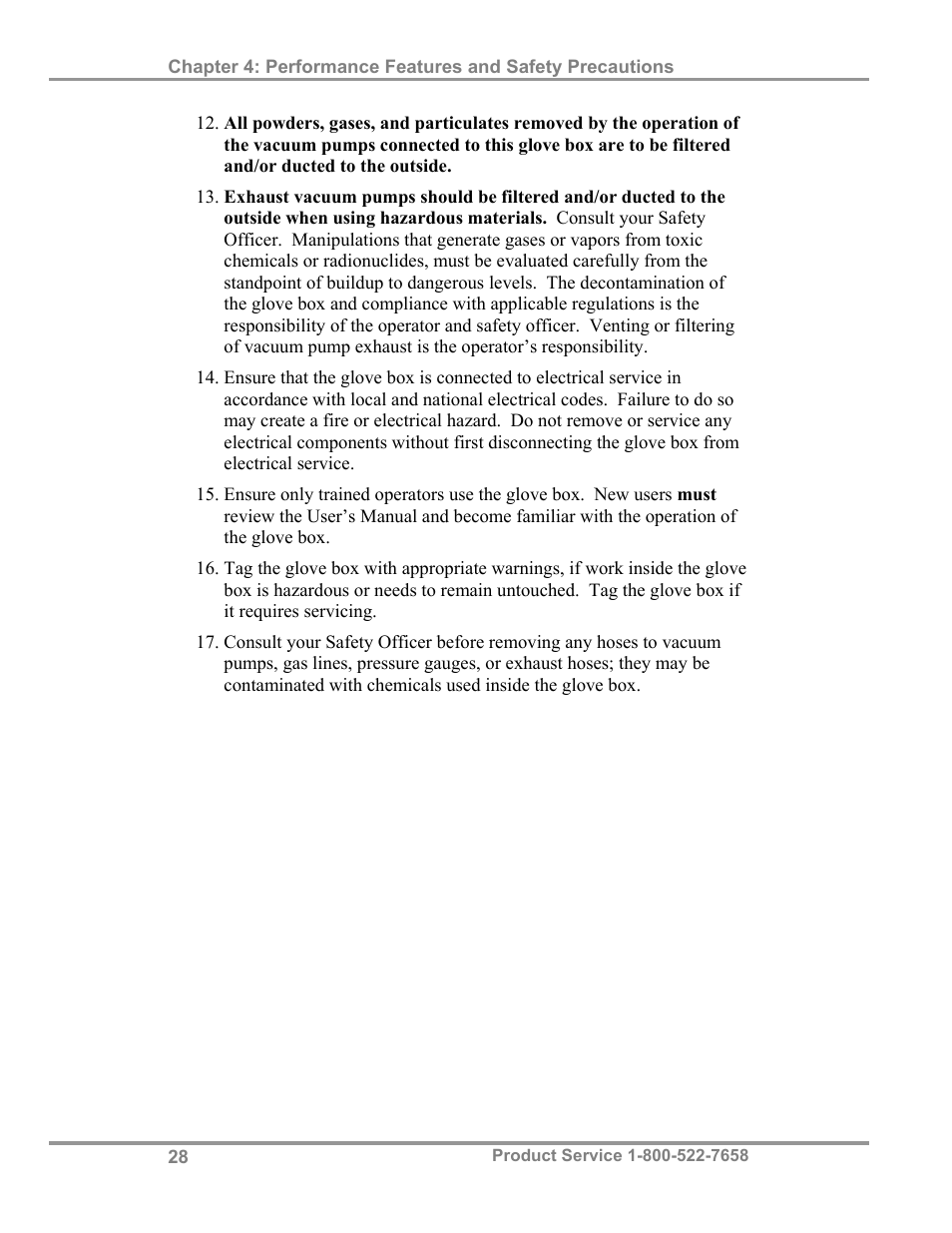 Labconco Precise Controlled Atmosphere and Basic Glove Boxes 5220131 User Manual | Page 32 / 63