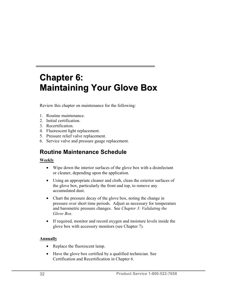 Labconco Precise Controlled Atmosphere and Basic Glove Boxes 5220131 User Manual | Page 36 / 63