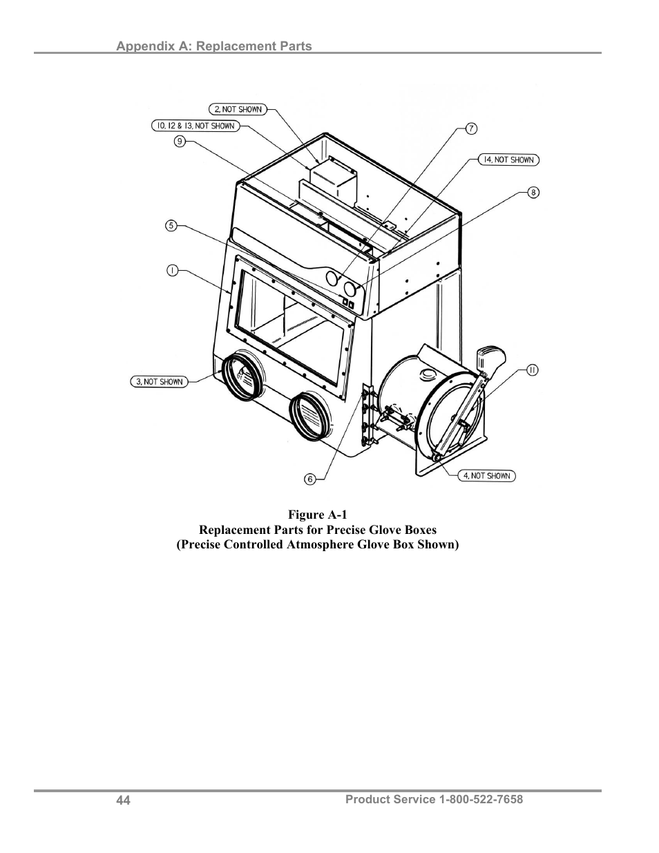 Labconco Precise Controlled Atmosphere and Basic Glove Boxes 5220131 User Manual | Page 48 / 63