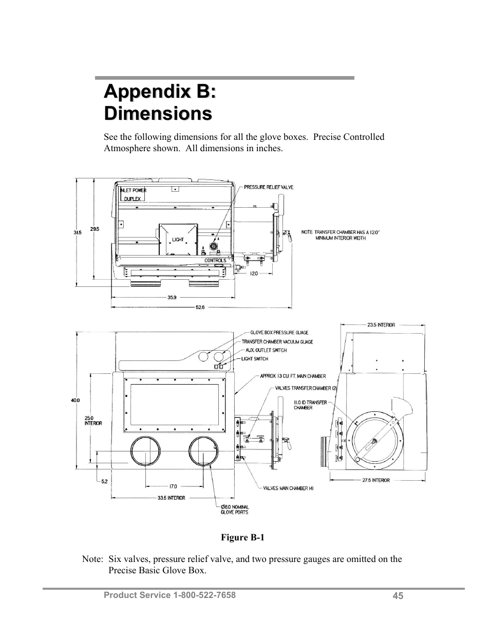 Labconco Precise Controlled Atmosphere and Basic Glove Boxes 5220131 User Manual | Page 49 / 63