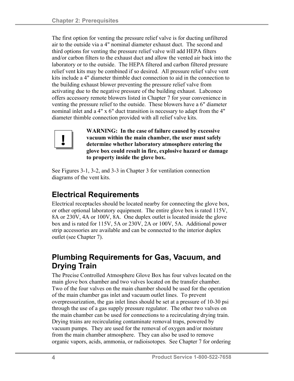 Labconco Precise Controlled Atmosphere and Basic Glove Boxes 5220131 User Manual | Page 8 / 63
