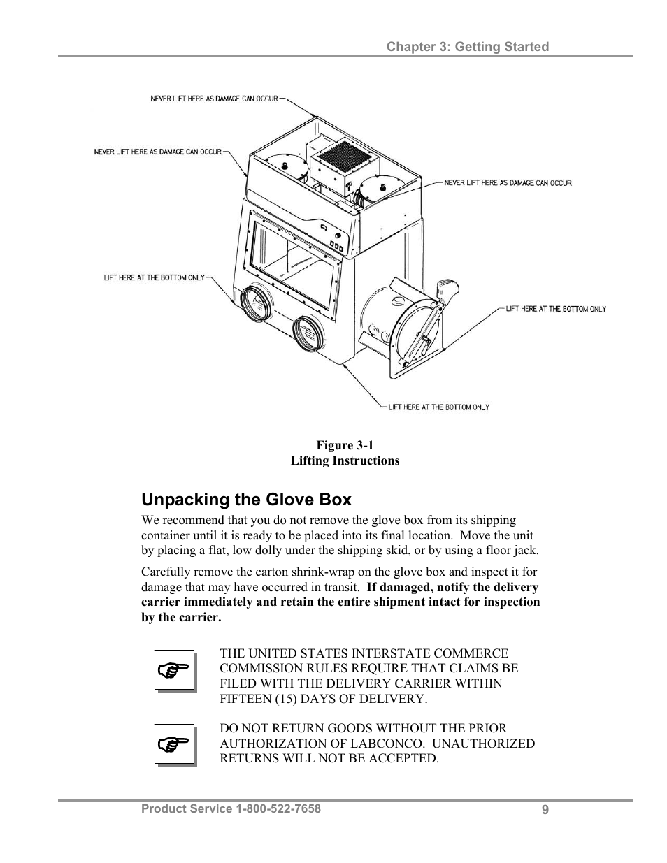 Labconco Precise HEPA-Filtered Glove Boxes 5220231 User Manual | Page 13 / 54