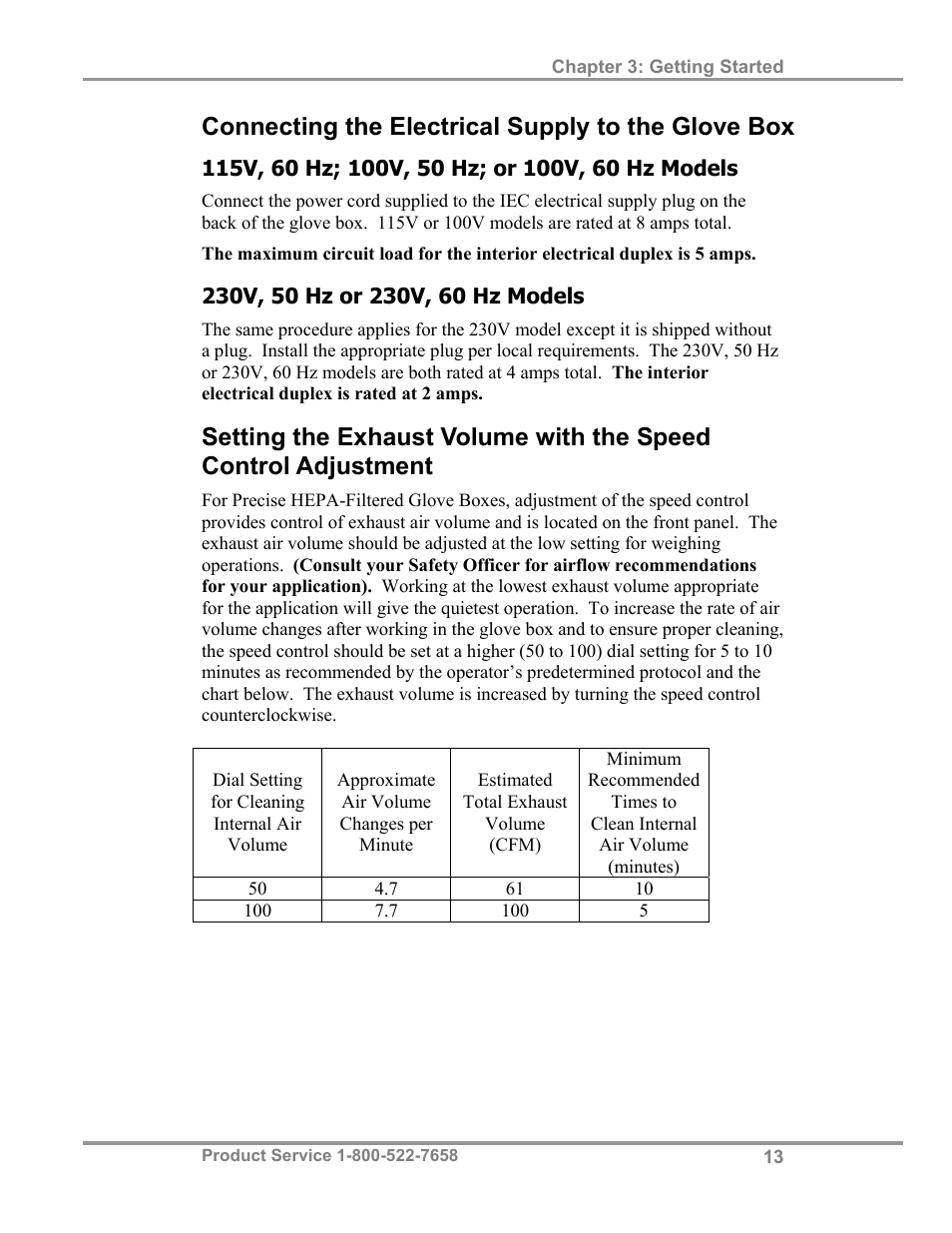 Connecting the electrical supply to the glove box | Labconco Precise HEPA-Filtered Glove Boxes 5220231 User Manual | Page 17 / 54