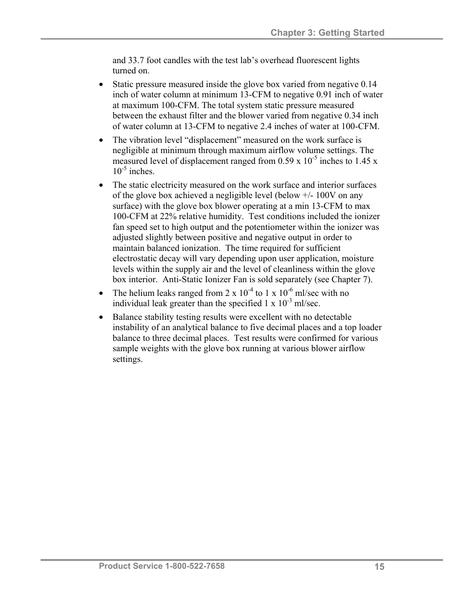 Labconco Precise HEPA-Filtered Glove Boxes 5220231 User Manual | Page 19 / 54