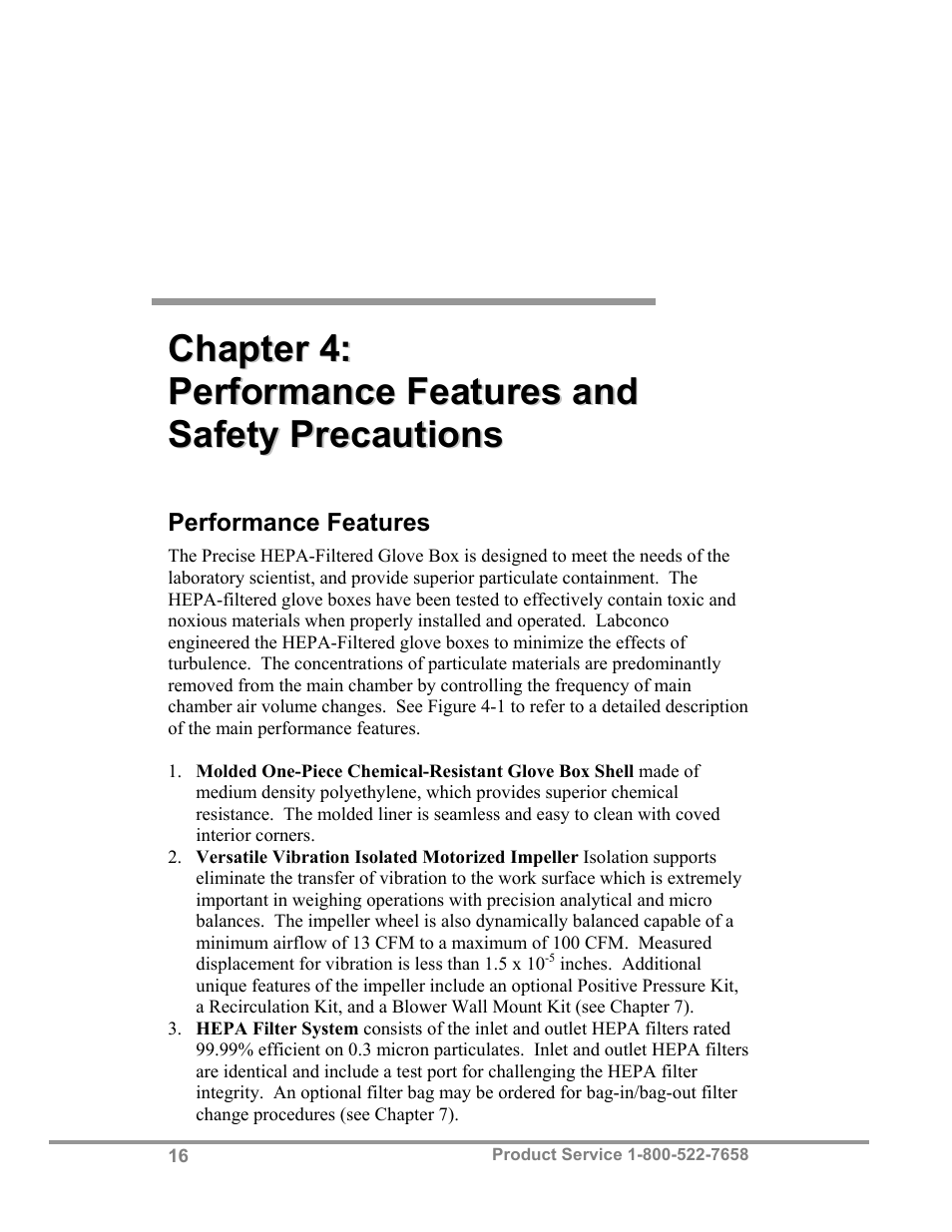 Labconco Precise HEPA-Filtered Glove Boxes 5220231 User Manual | Page 20 / 54