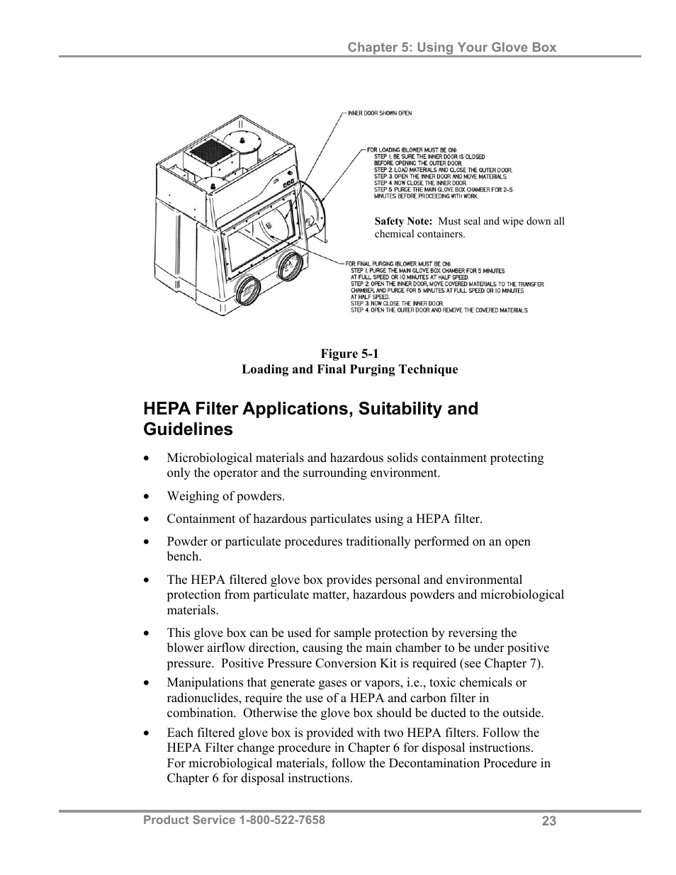 Labconco Precise HEPA-Filtered Glove Boxes 5220231 User Manual | Page 27 / 54