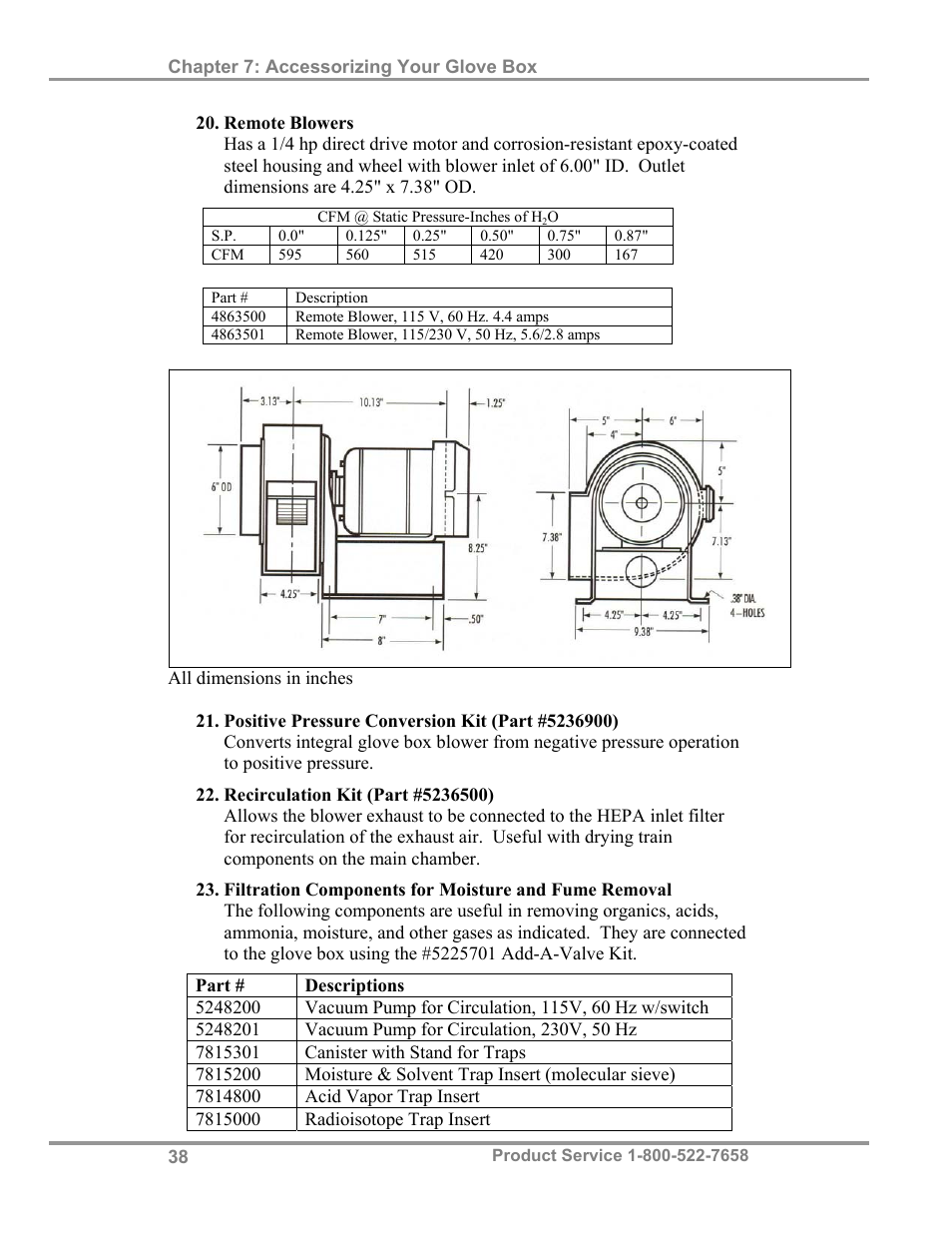 Labconco Precise HEPA-Filtered Glove Boxes 5220231 User Manual | Page 42 / 54