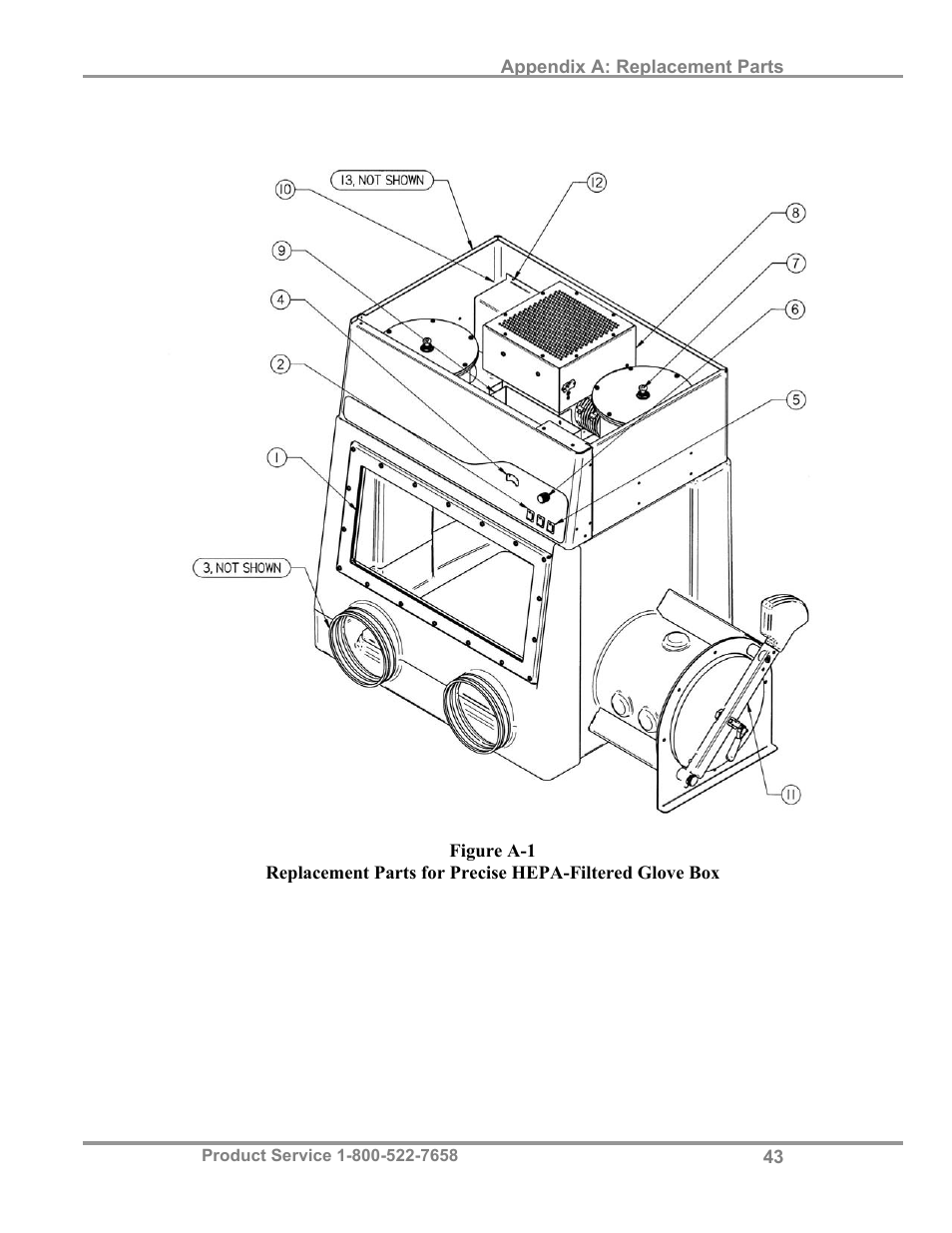 Labconco Precise HEPA-Filtered Glove Boxes 5220231 User Manual | Page 47 / 54
