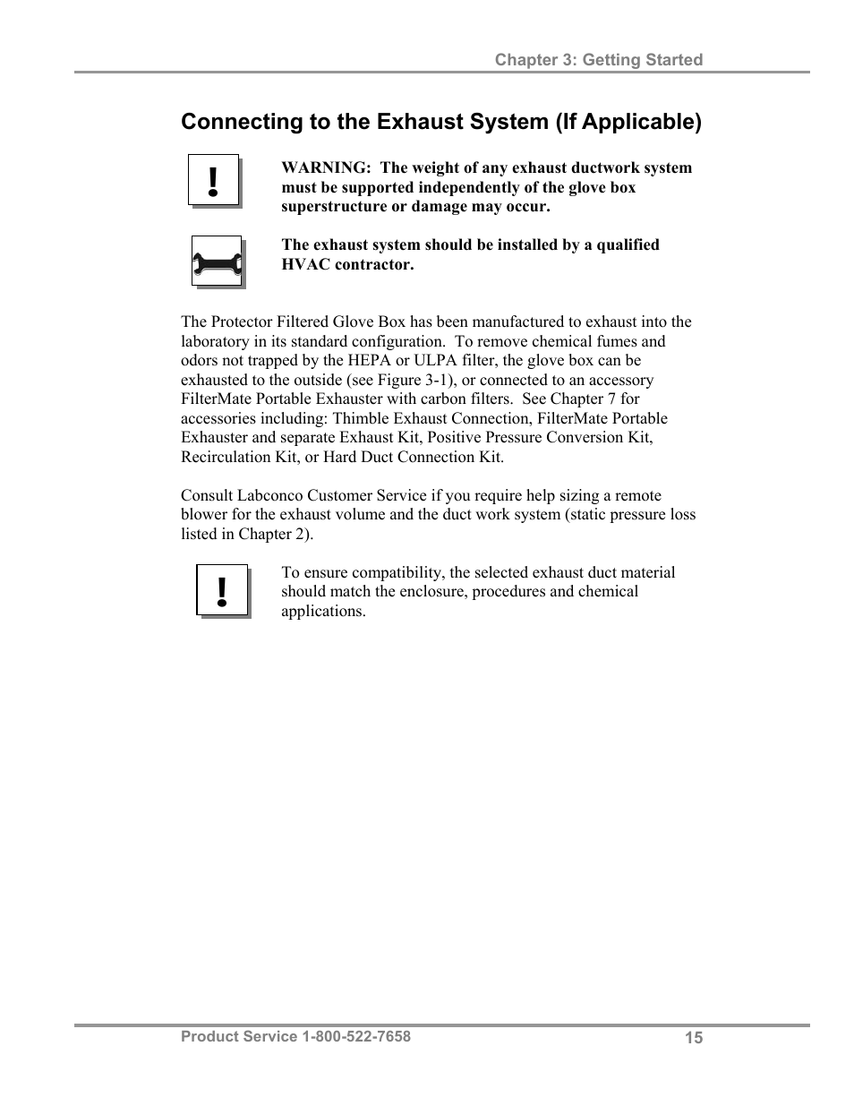 Labconco Protector Filtered Glove Box User Manual | Page 19 / 68
