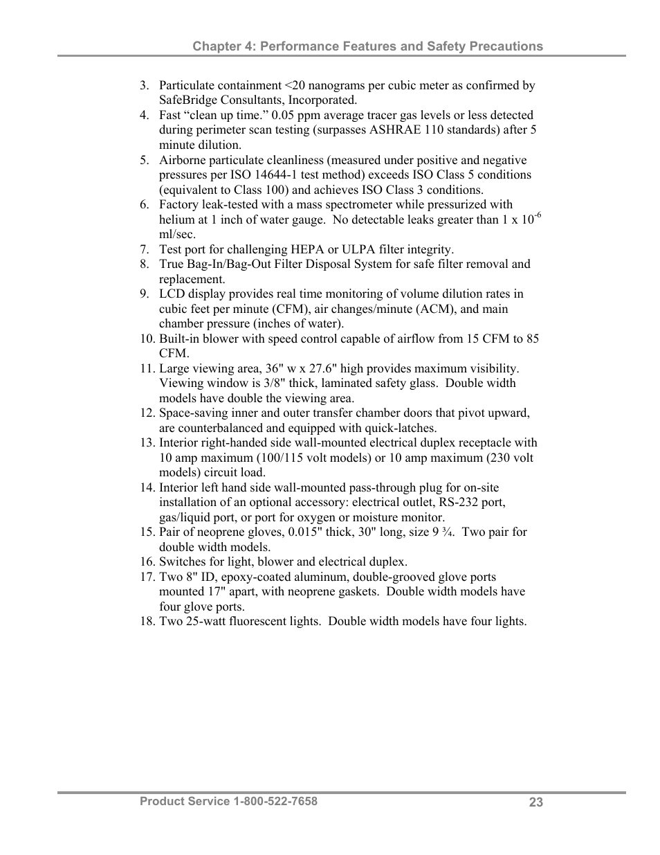 Labconco Protector Filtered Glove Box User Manual | Page 27 / 68