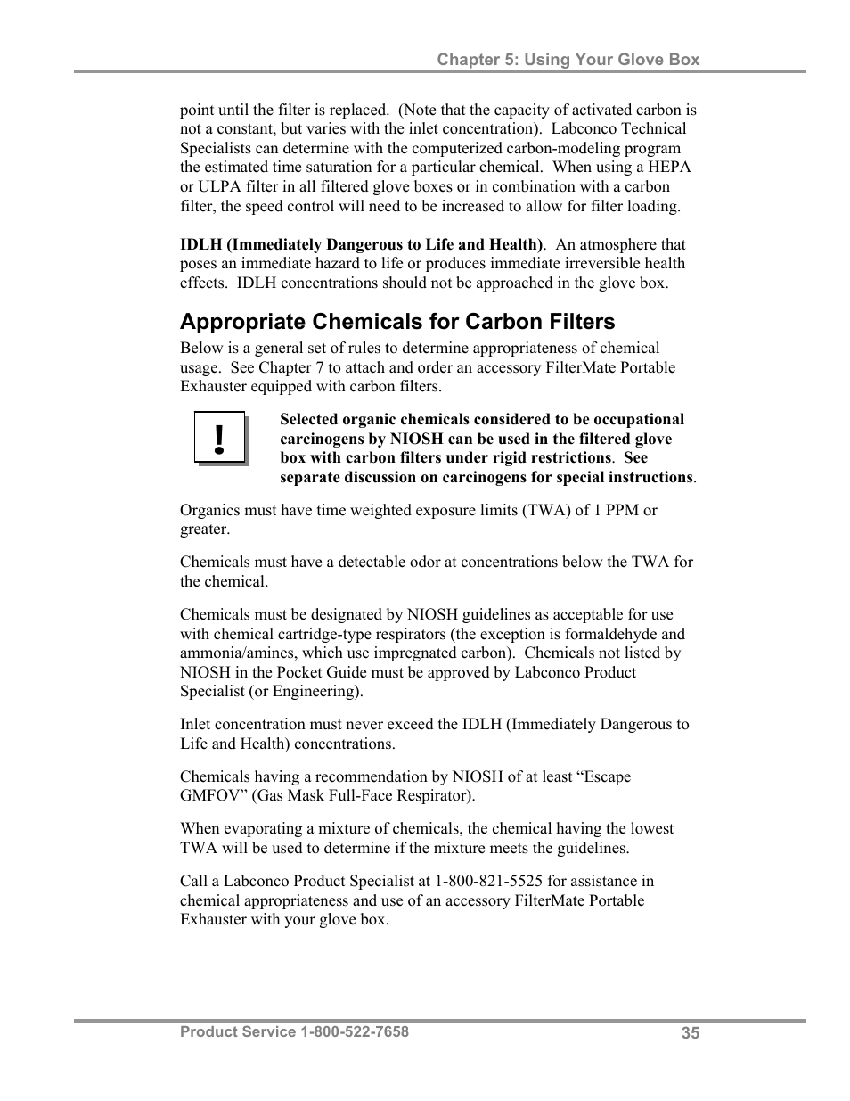 Labconco Protector Filtered Glove Box User Manual | Page 39 / 68