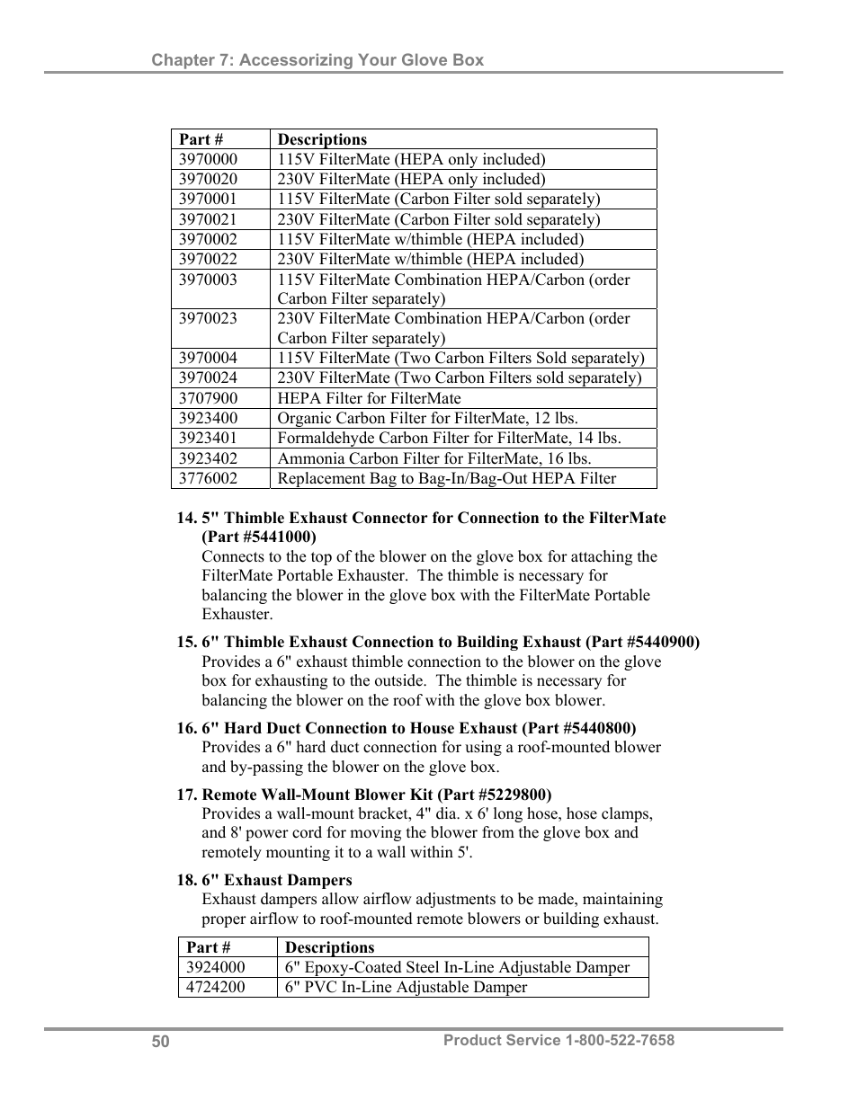 Labconco Protector Filtered Glove Box User Manual | Page 54 / 68