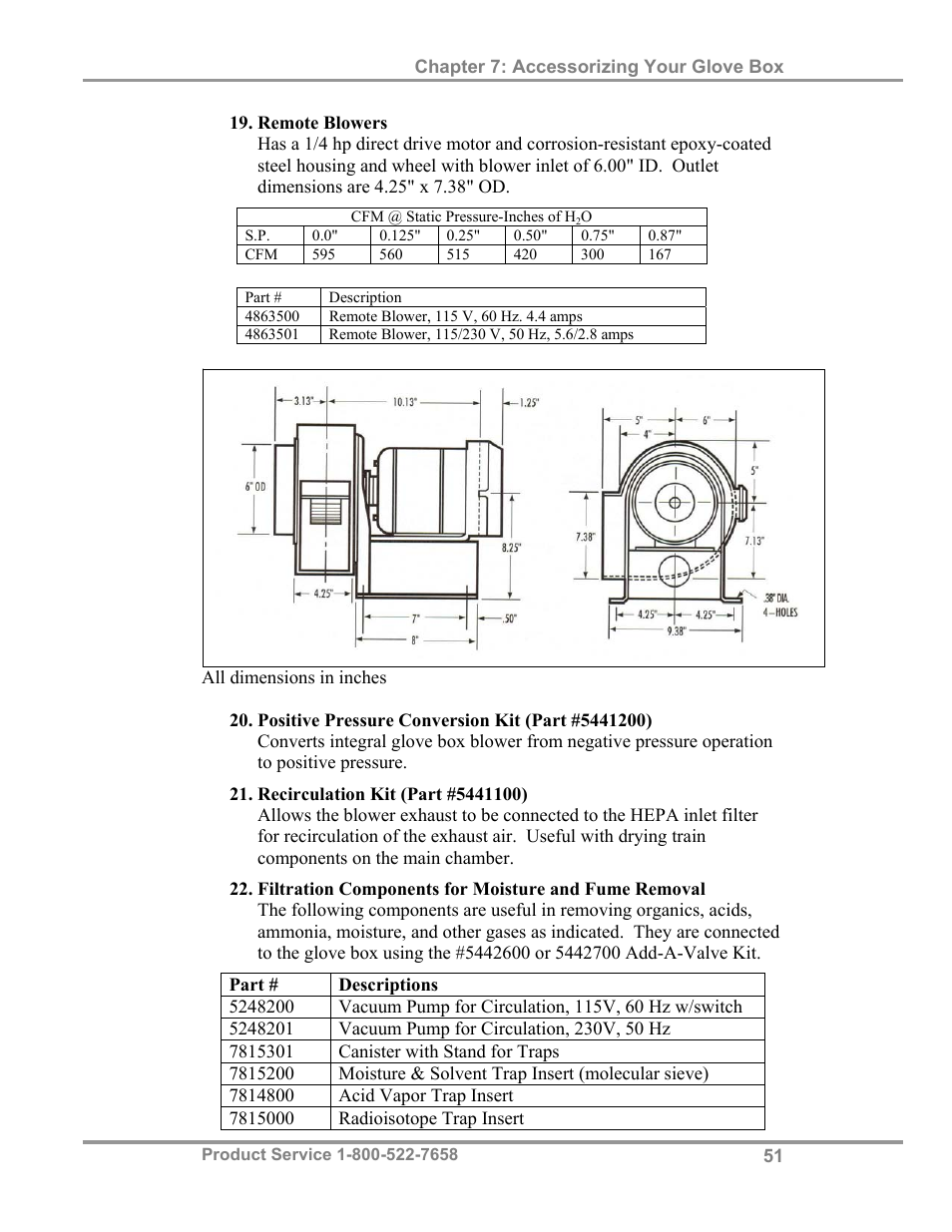 Labconco Protector Filtered Glove Box User Manual | Page 55 / 68