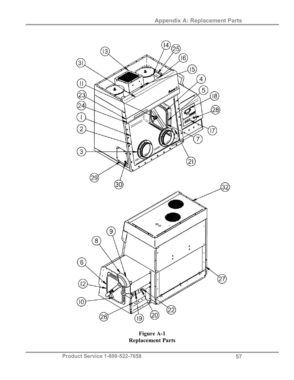 Labconco Protector Filtered Glove Box User Manual | Page 61 / 68