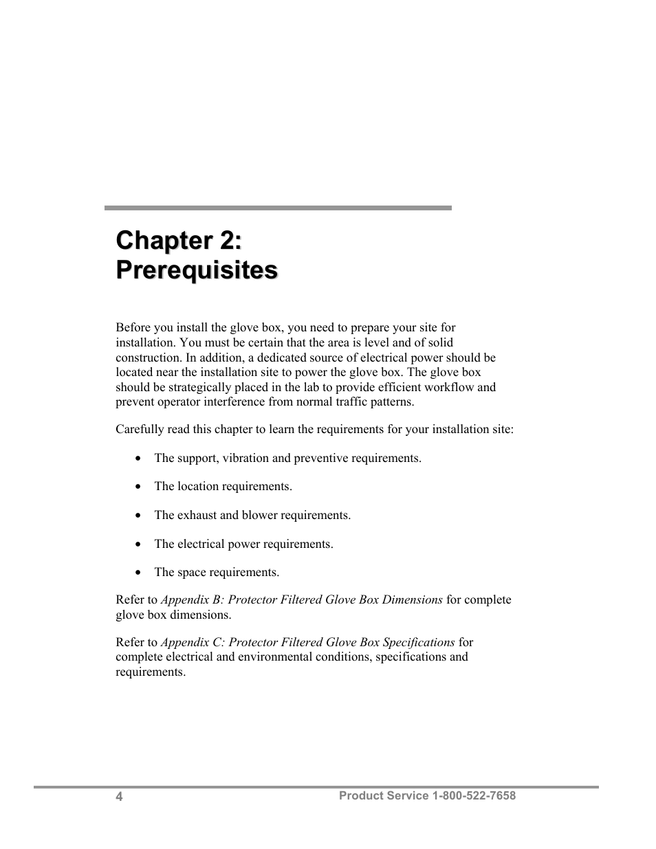 Labconco Protector Filtered Glove Box User Manual | Page 8 / 68