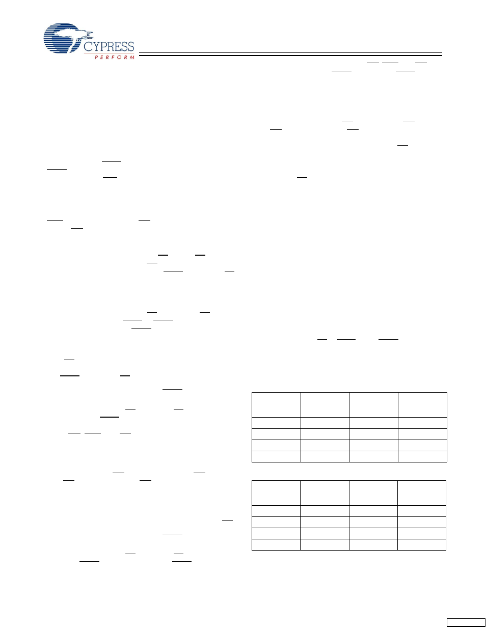 Functional overview, Linear burst address table (mode = gnd) | Cypress CY7C1217H User Manual | Page 5 / 16