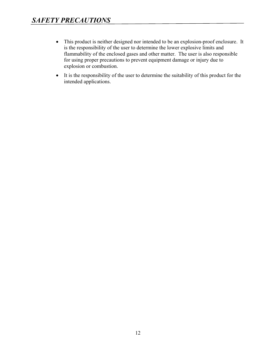 Safety precautions | Labconco Protector Multi-Hazard Glove Box 5065502 User Manual | Page 11 / 31