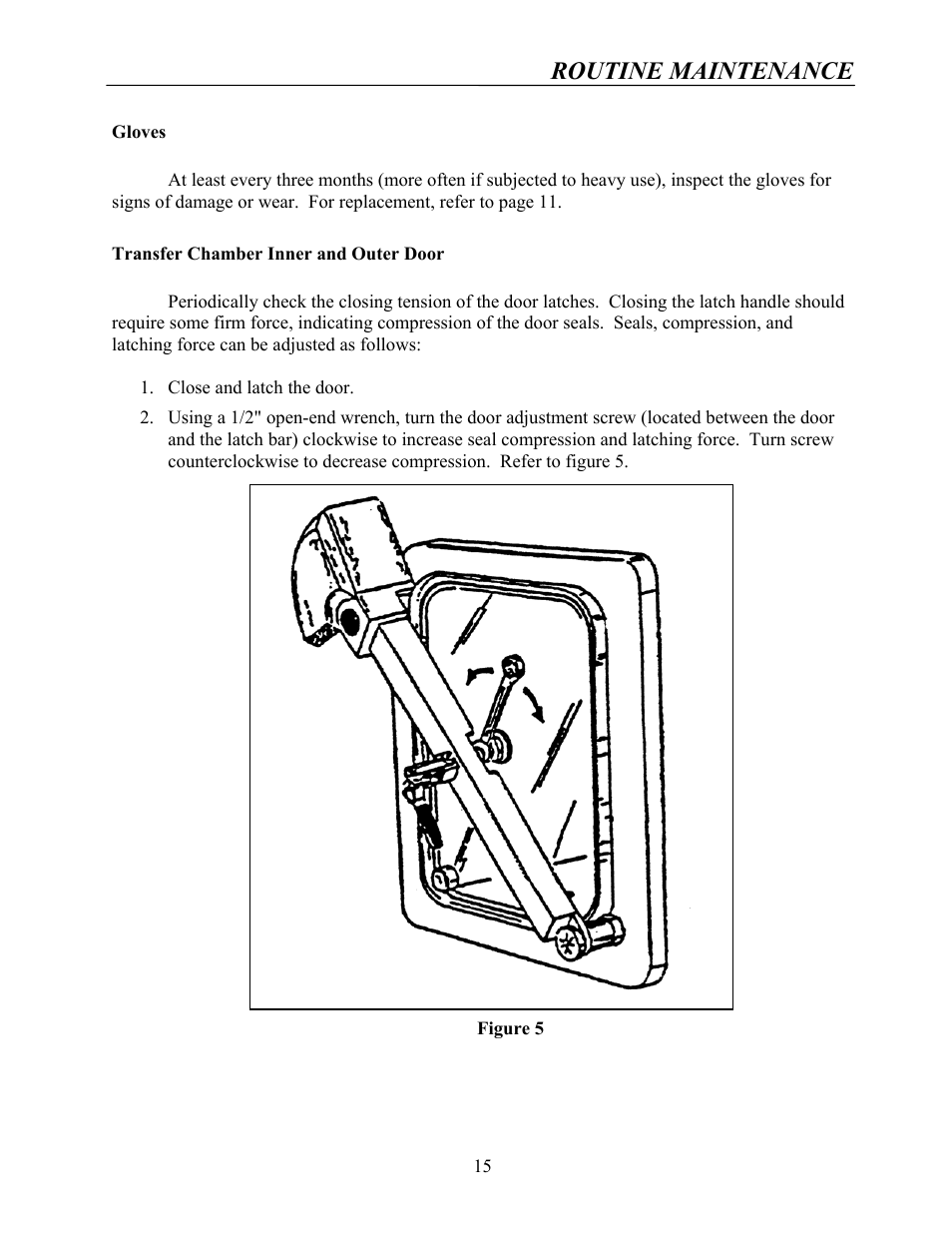 Routine maintenance | Labconco Protector Multi-Hazard Glove Box 5065502 User Manual | Page 14 / 31