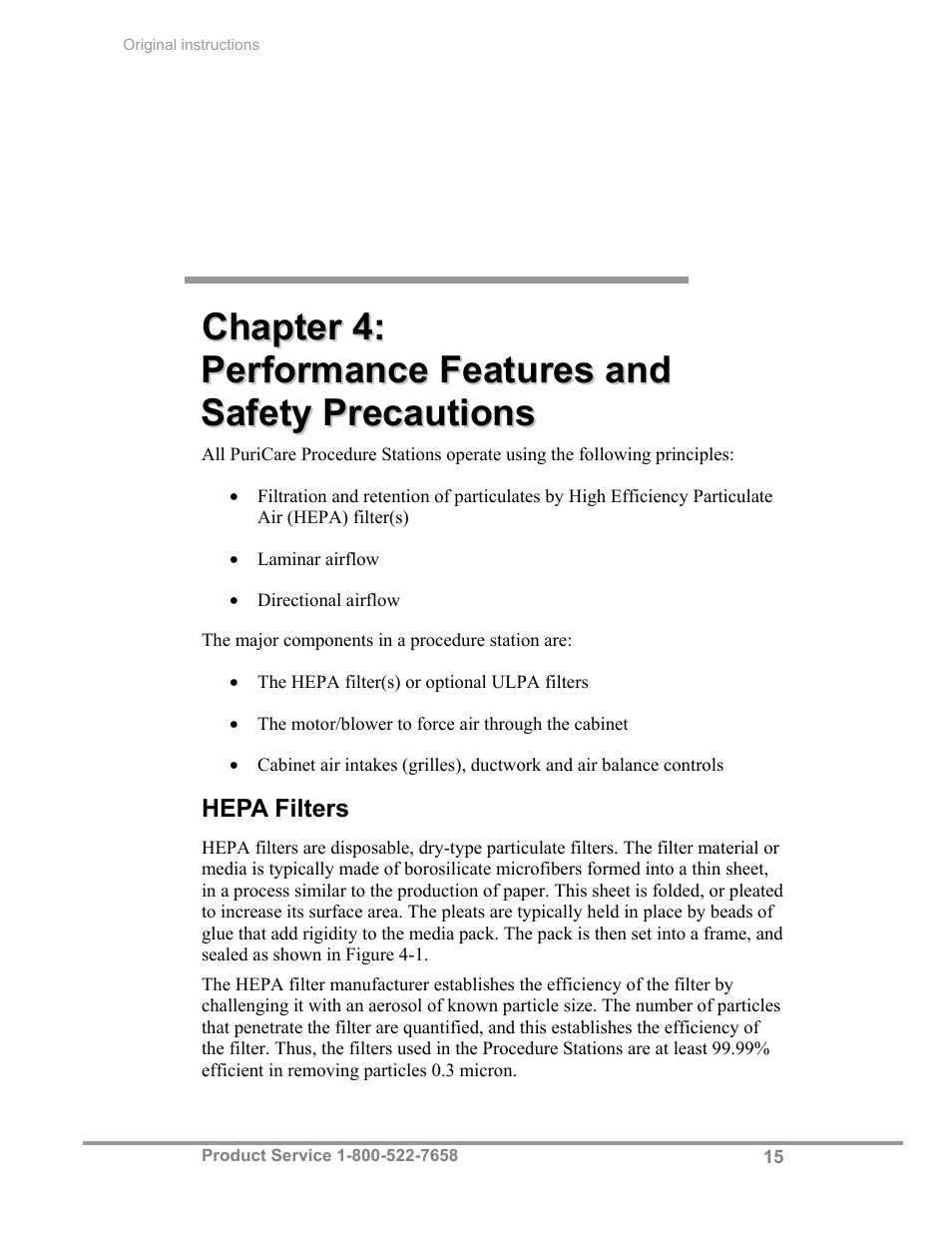Labconco PuriCare Procedure Stations 31261 Series User Manual | Page 21 / 62