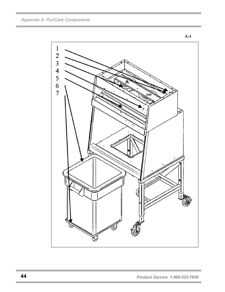 Labconco PuriCare Bedding Disposal Stations 3840020 User Manual | Page 48 / 59