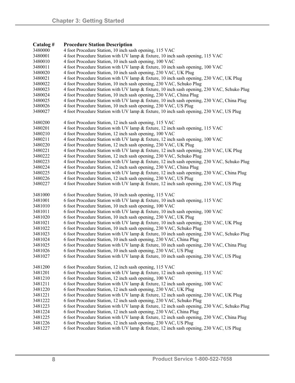 Labconco PuriCare Procedure Stations 38100 User Manual | Page 13 / 70