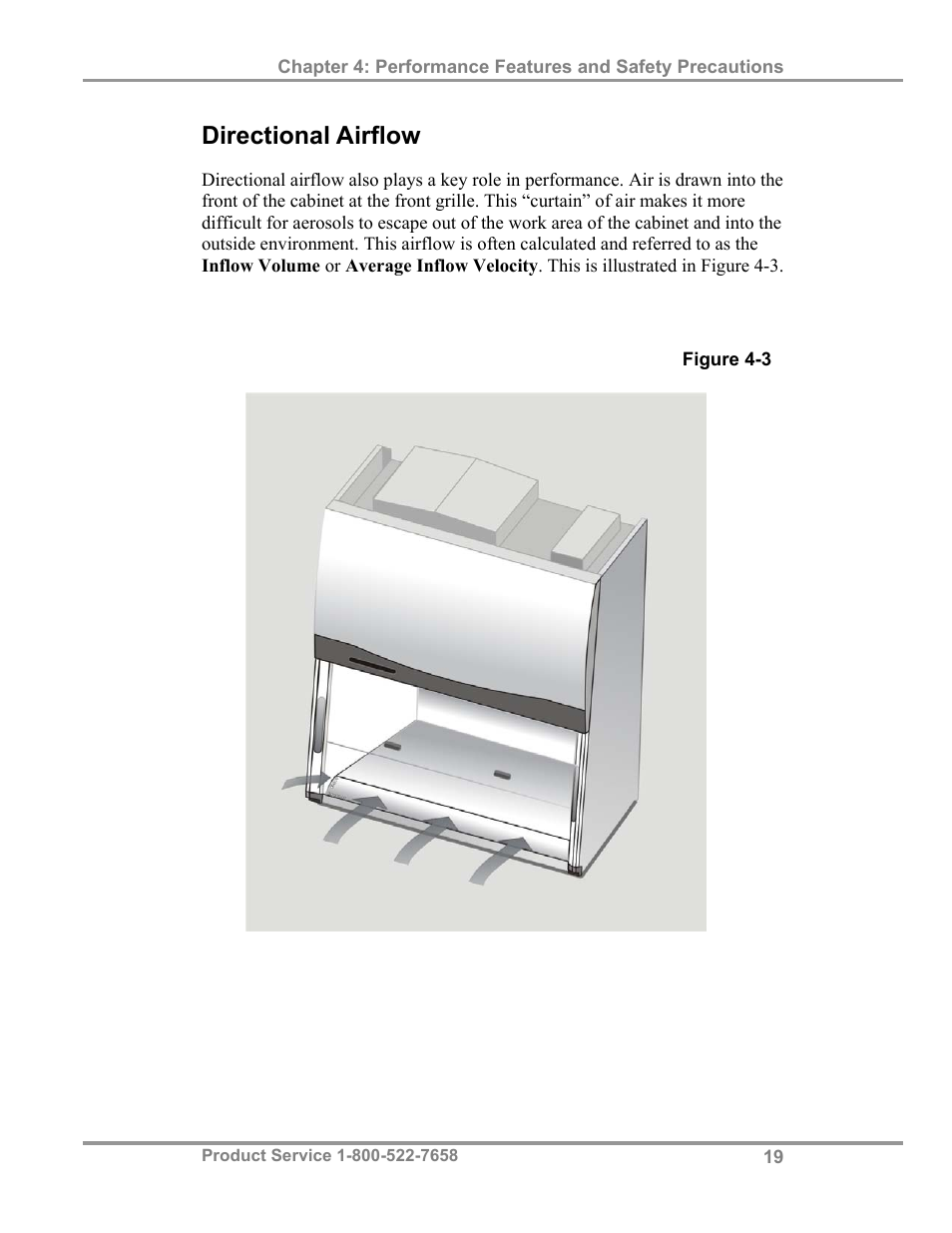 Directional airflow | Labconco PuriCare Procedure Stations 38100 User Manual | Page 24 / 70