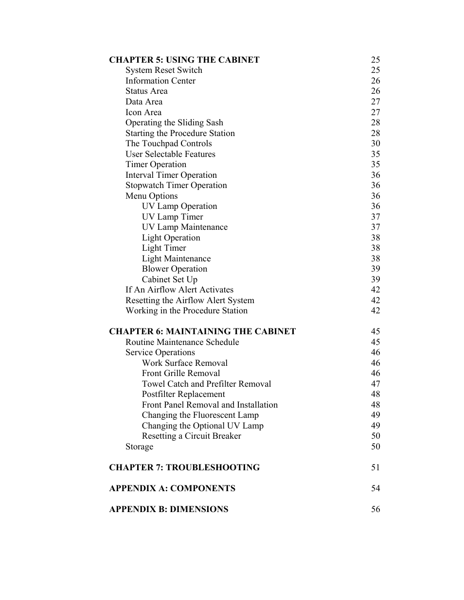 Labconco PuriCare Procedure Stations 38100 User Manual | Page 4 / 70