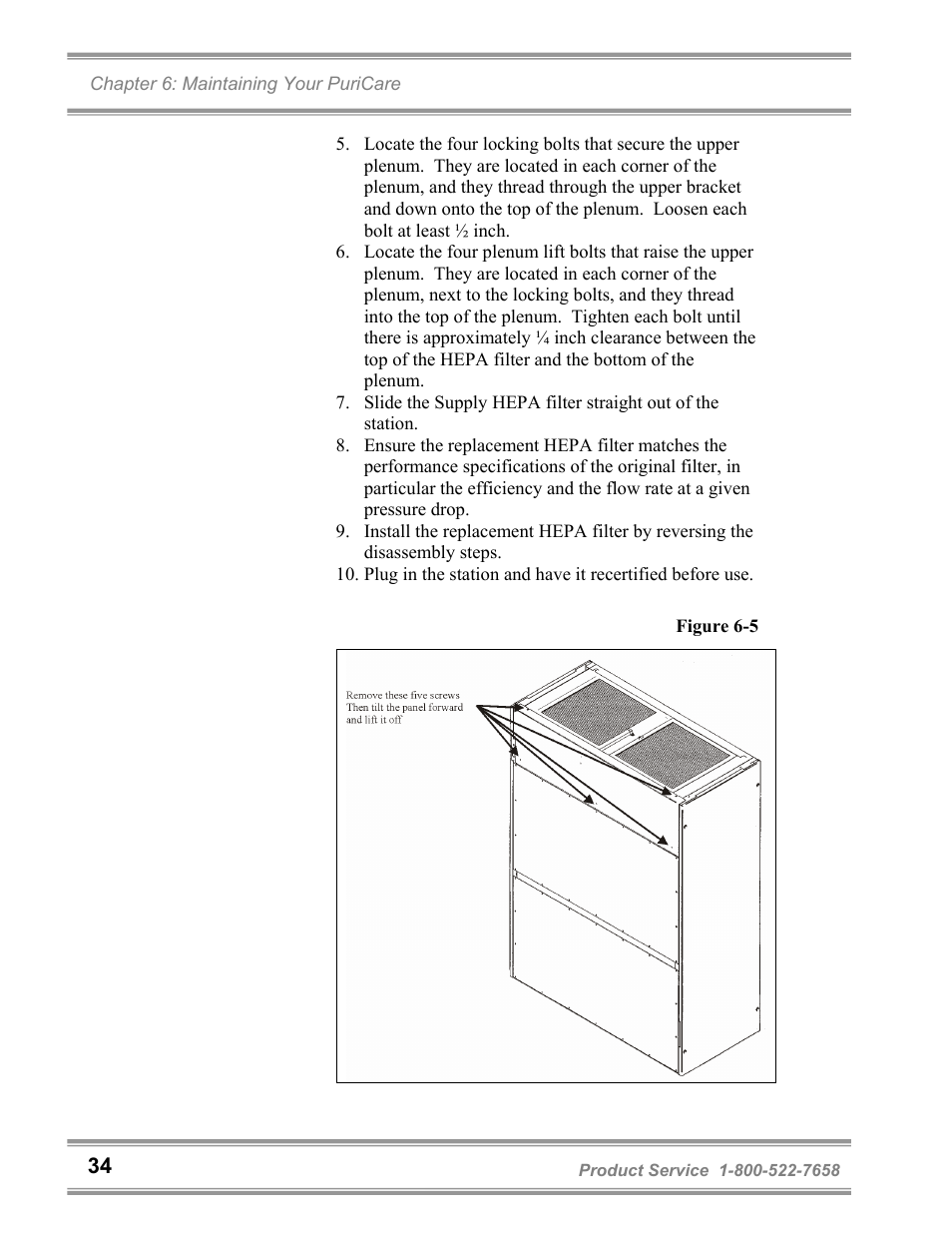 Labconco PuriCare Vertical Flow Stations 3830020 User Manual | Page 38 / 58