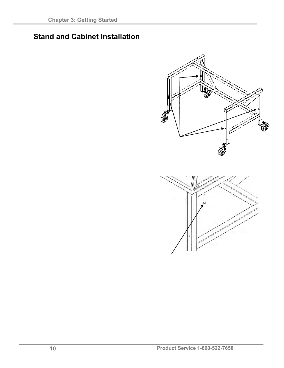 Stand and cabinet installation | Labconco XPert Nano Enclosures 38876 Series User Manual | Page 15 / 67