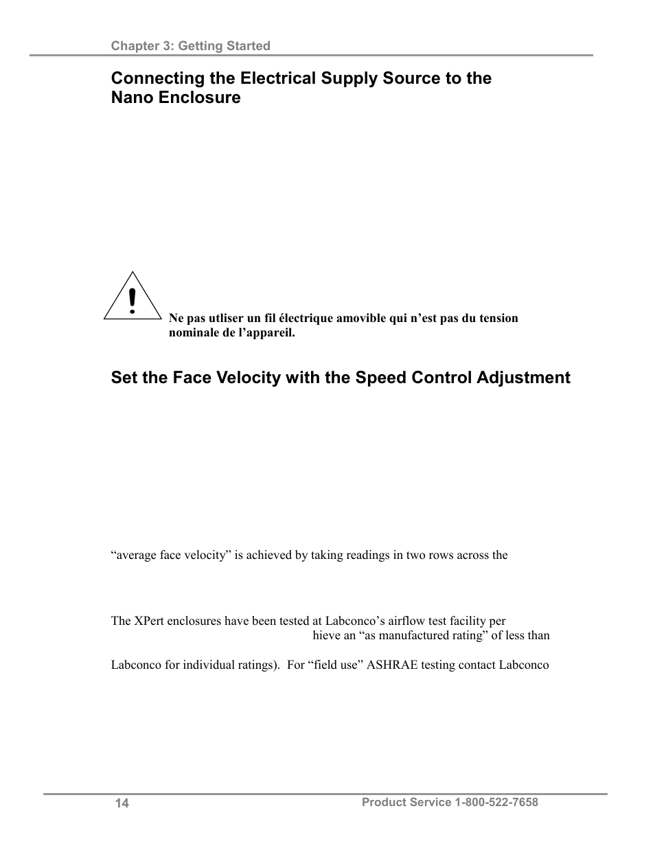 Labconco XPert Nano Enclosures 38876 Series User Manual | Page 19 / 67