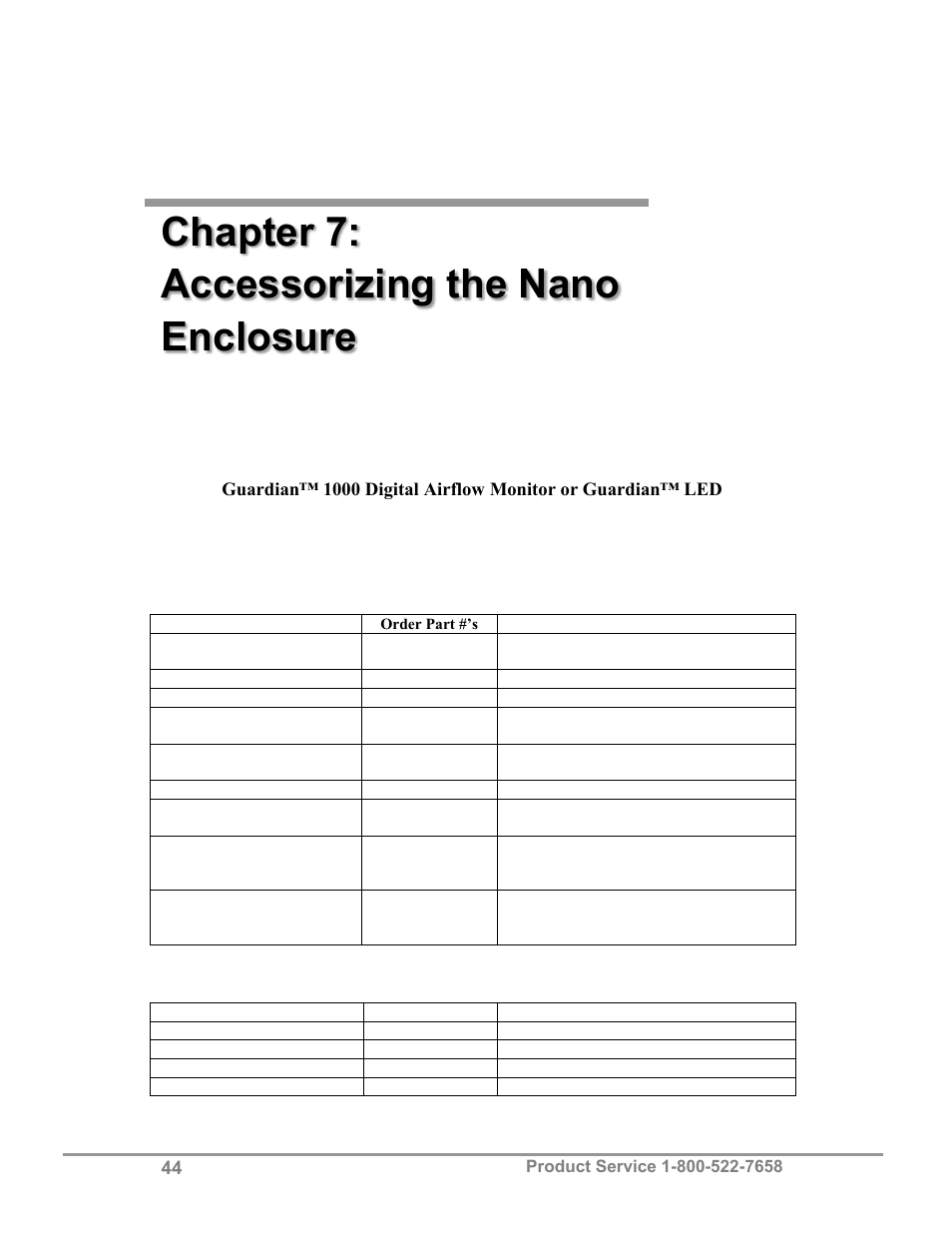 Chapter 7: accessorizing the nano enclosure | Labconco XPert Nano Enclosures 38876 Series User Manual | Page 49 / 67