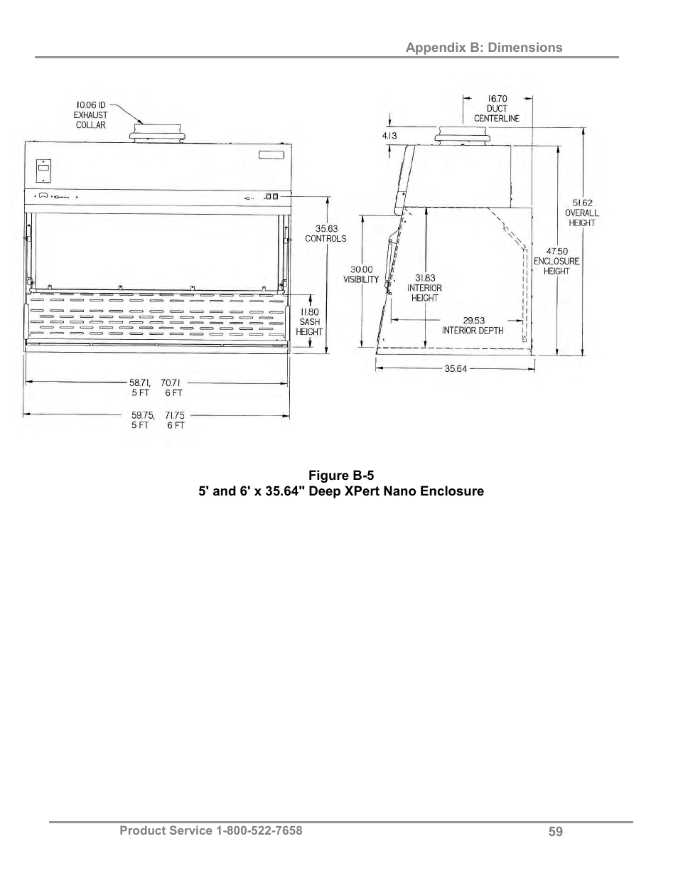 Labconco XPert Nano Enclosures 38876 Series User Manual | Page 64 / 67