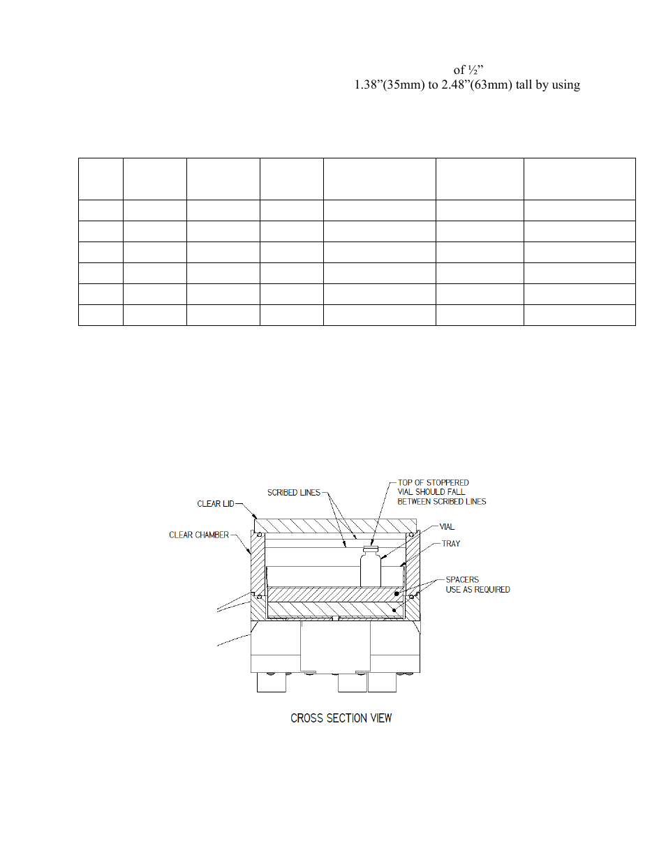 Labconco Mini Stoppering Chamber User Manual | Page 2 / 5
