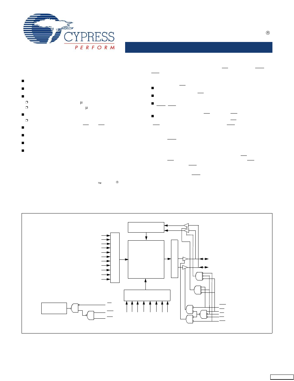 Cypress CY62157ESL User Manual | 12 pages
