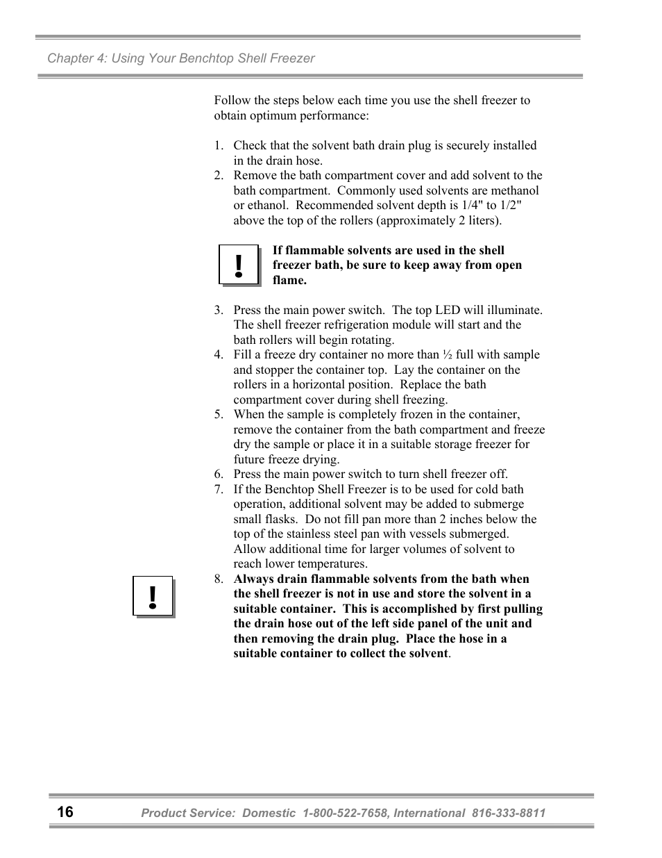 Labconco FreeZone Benchtop Freezer User Manual | Page 19 / 27