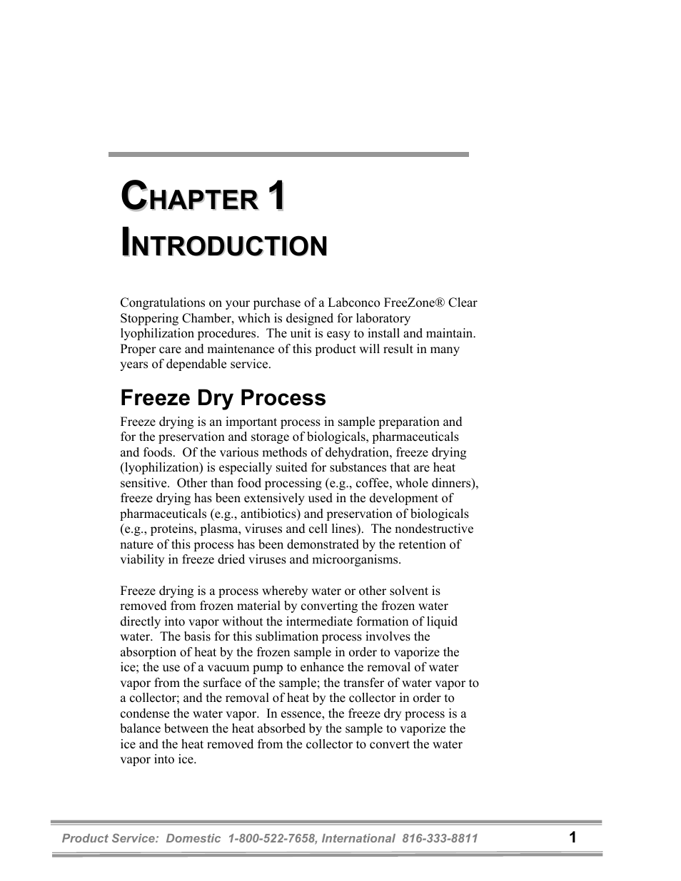 Labconco FreeZone Clear Stoppering Chambers User Manual | Page 5 / 32