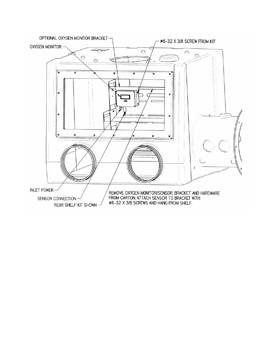 Labconco 5244400 Oxygen Monitor User Manual | Page 2 / 3