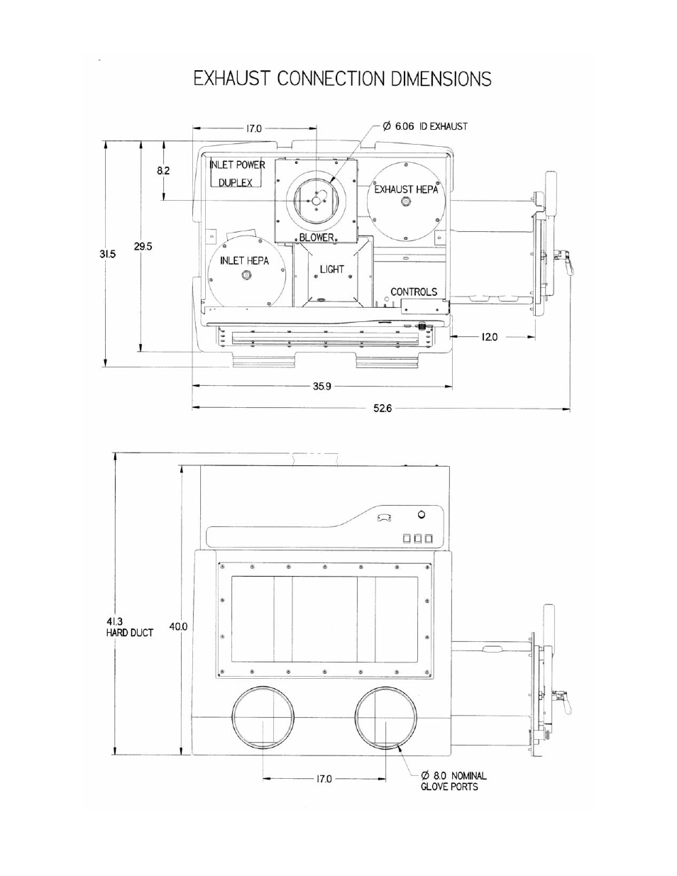 Labconco 6" Hard Duct Exhaust Connector User Manual | Page 3 / 4