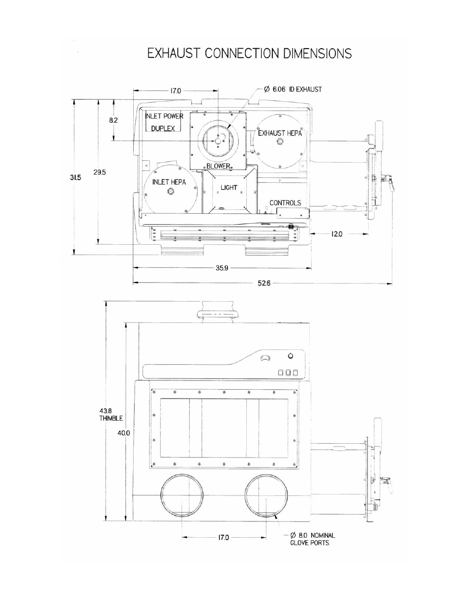 Labconco 6" Thimble Exhaust Connector User Manual | Page 3 / 4