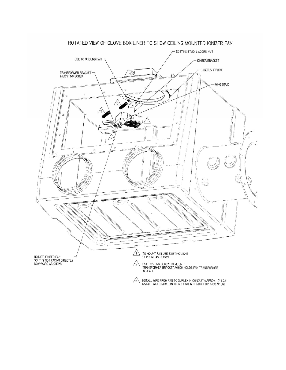 Labconco Anti-Static Ionizer Fan User Manual | Page 2 / 6