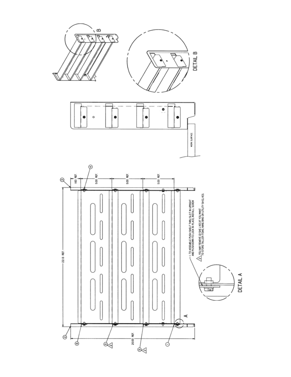 Labconco Rear Interior Storage Shelf User Manual | Page 2 / 3