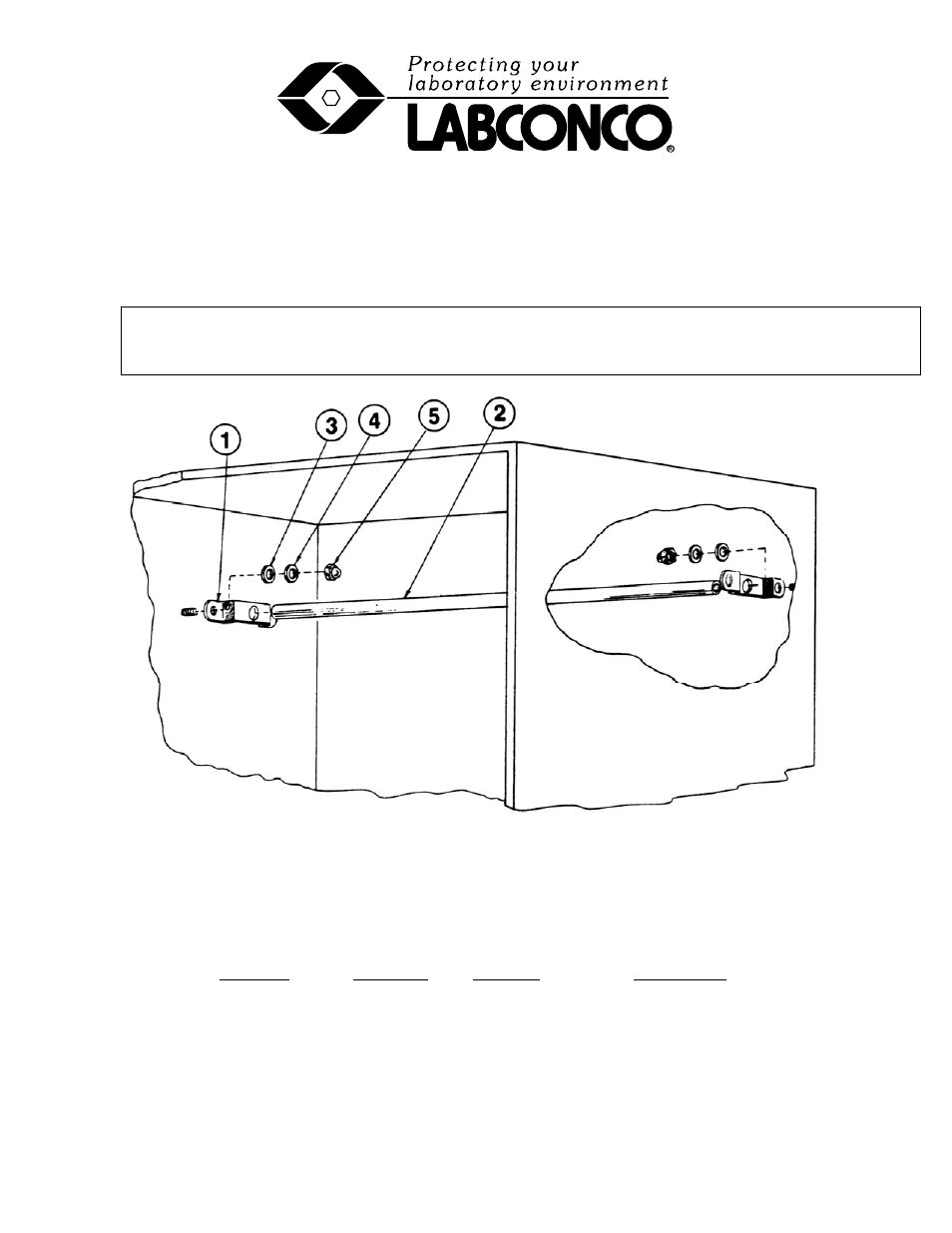 Labconco Biosafety Cabinet IV Bar User Manual | 2 pages
