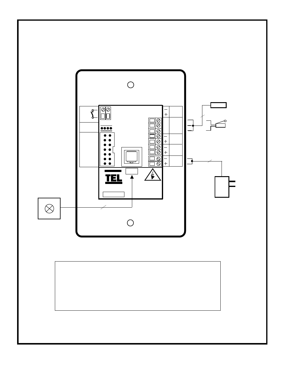 0 typical wiring diagram --- (alarm only) | Labconco Guardian 1000 Digital Airflow Monitor User Manual | Page 15 / 20