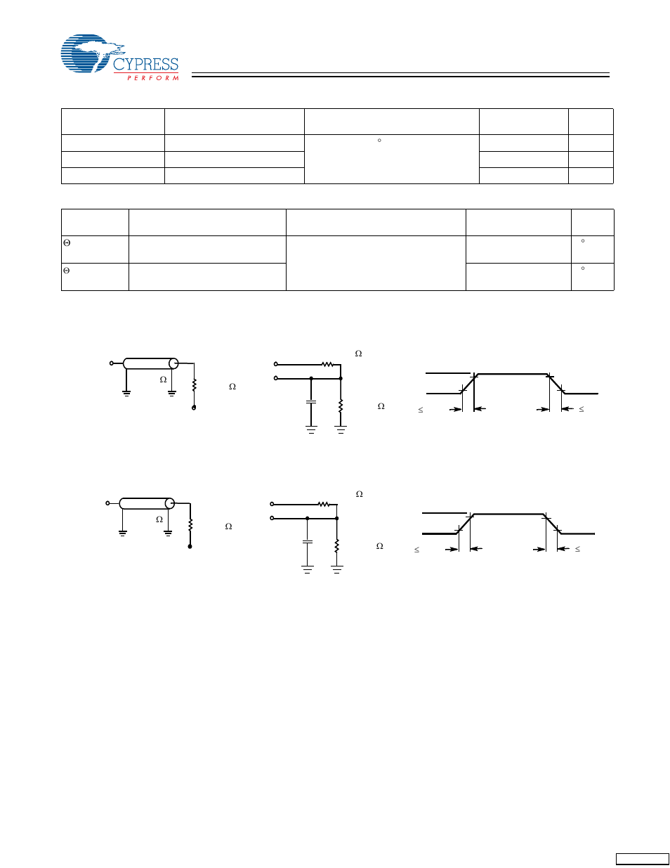 Capacitance, Thermal resistance, Ac test loads and waveforms | Cypress CY7C1346H User Manual | Page 9 / 16