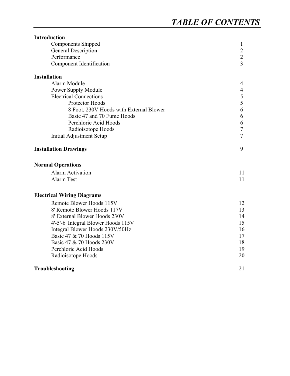 Labconco Guardian Jr. Airflow Monitor 9743200 Series User Manual | Page 3 / 25