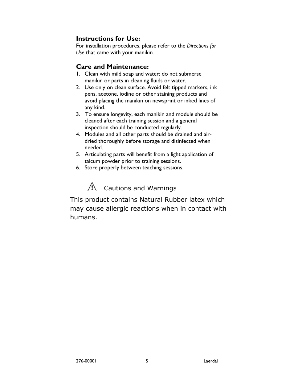 Laerdal Advanced Trauma Modules User Manual | Page 5 / 8