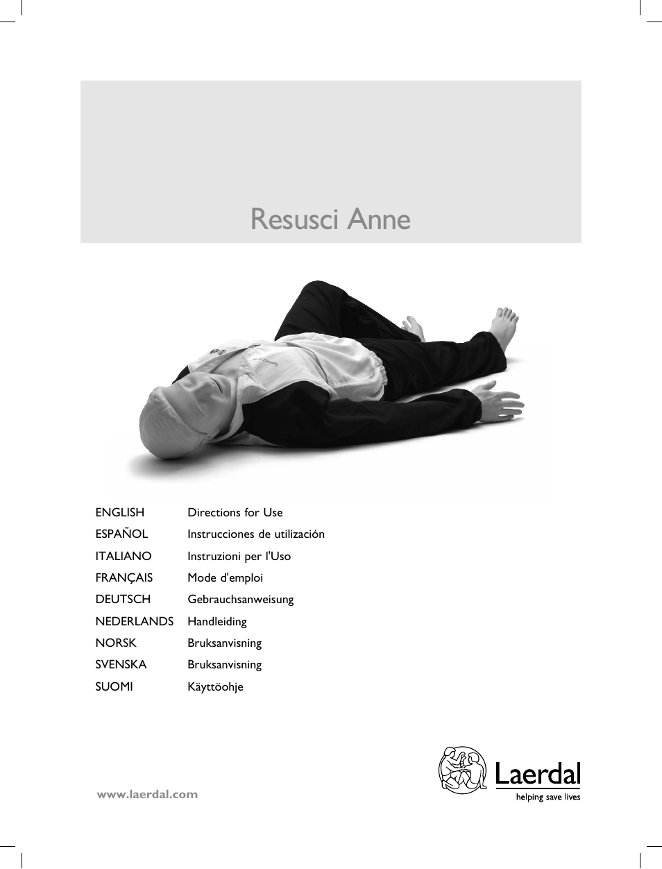 Laerdal Resusci Anne CPR-D User Manual | 112 pages