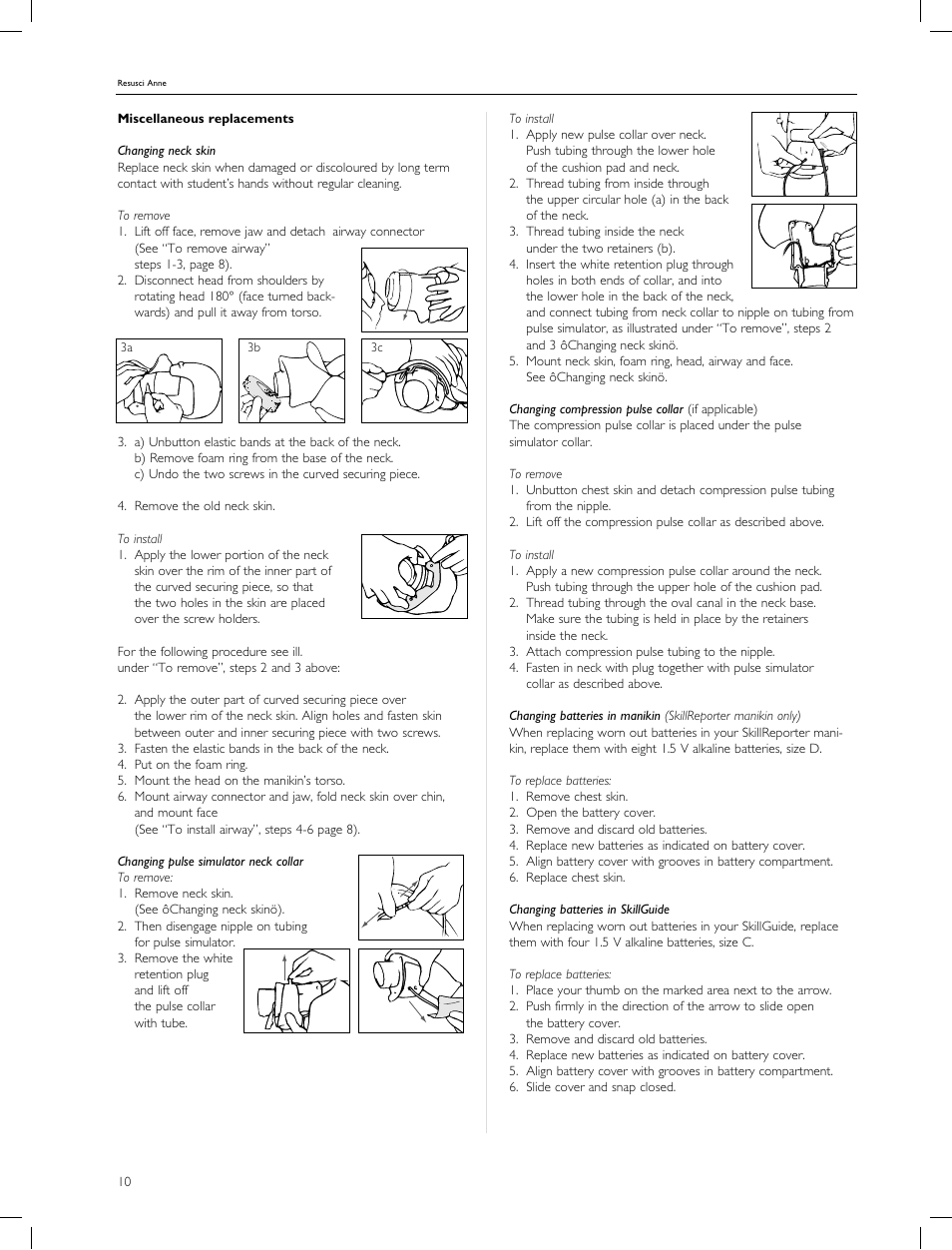 Laerdal Resusci Anne CPR-D User Manual | Page 10 / 112
