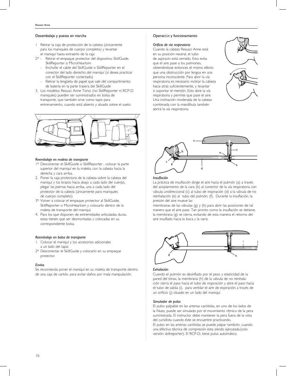 Laerdal Resusci Anne CPR-D User Manual | Page 16 / 112