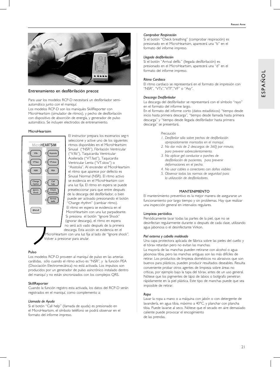 Laerdal Resusci Anne CPR-D User Manual | Page 21 / 112